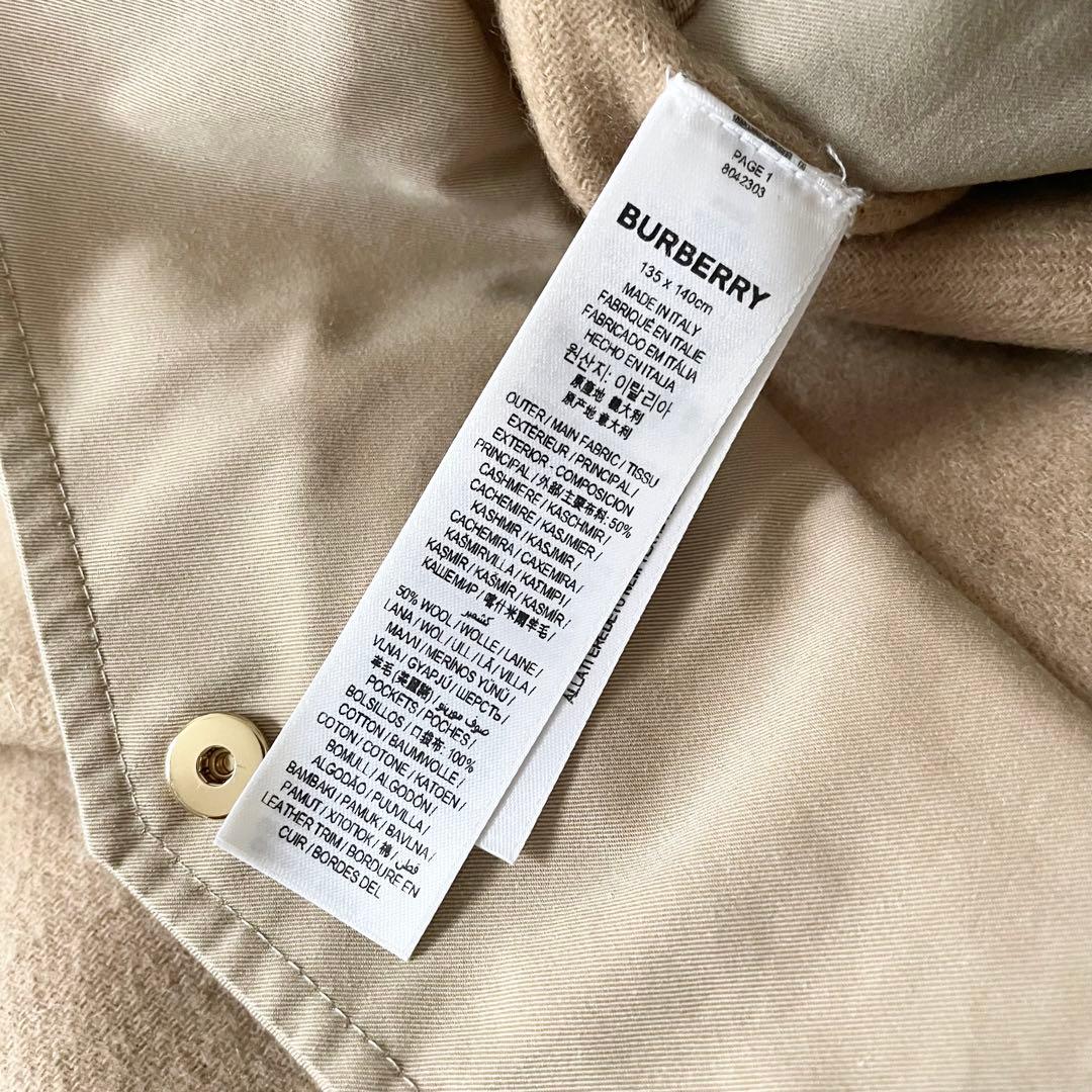 Burberry チェック ノバチェック ウールケープ 英国風 クラシカルの写真9枚目