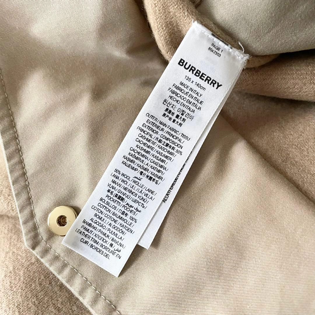 Burberry チェック ノバチェック ウールケープ 英国風 クラシカルの写真9枚目