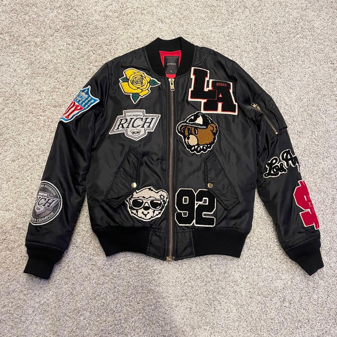 JOYRICH MA-1 ボンバージャケット ワッペン S