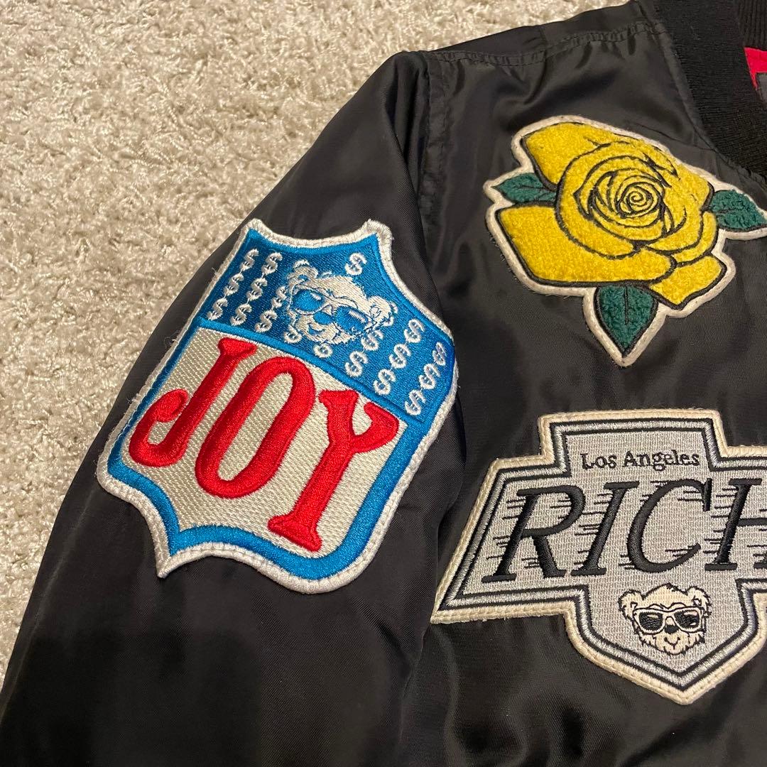 JOYRICH MA-1 ボンバージャケット ワッペン Sの写真4枚目