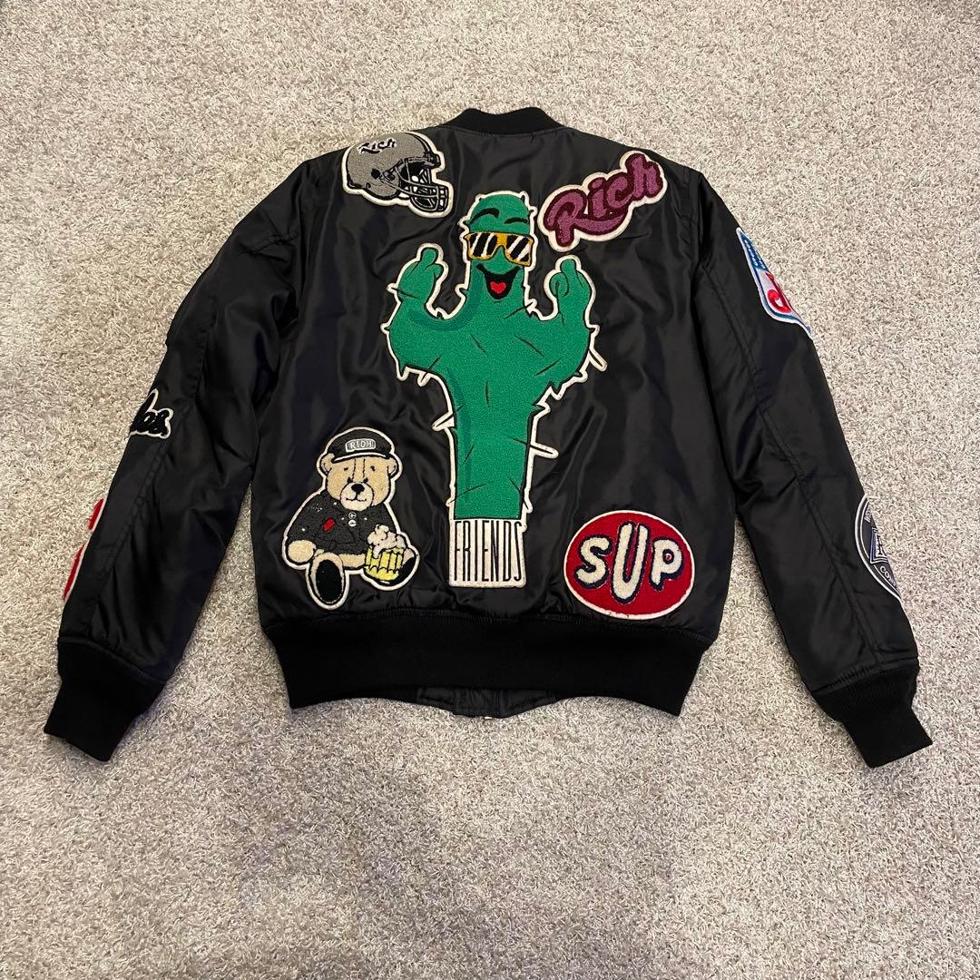 JOYRICH MA-1 ボンバージャケット ワッペン Sの写真7枚目