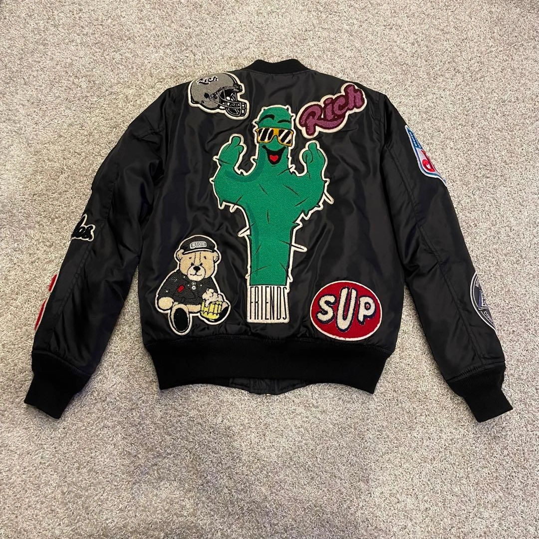 JOYRICH MA-1 ボンバージャケット ワッペン Sの写真7枚目