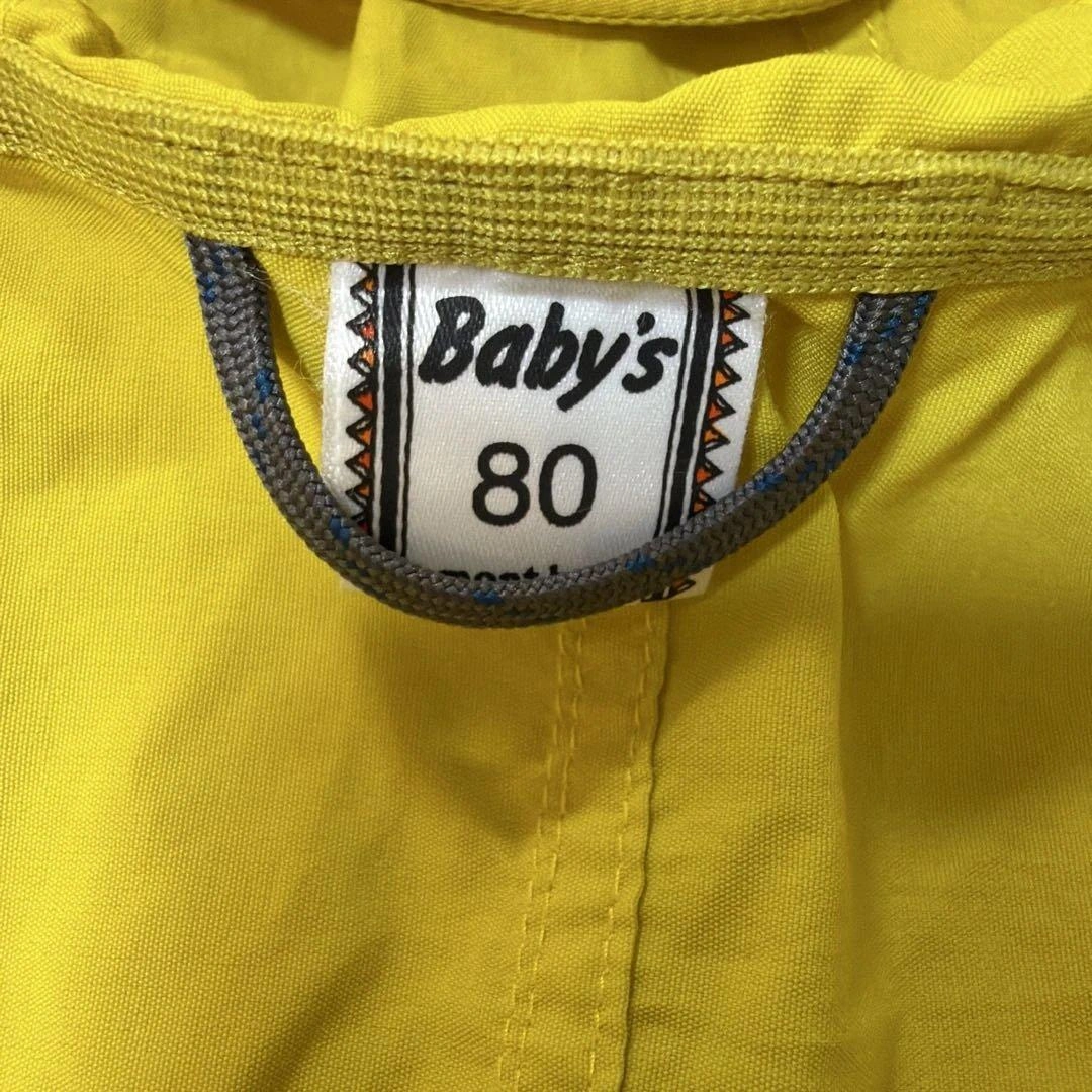 mont-bell キッズ ウィンドブレーカー 80センチの写真5枚目