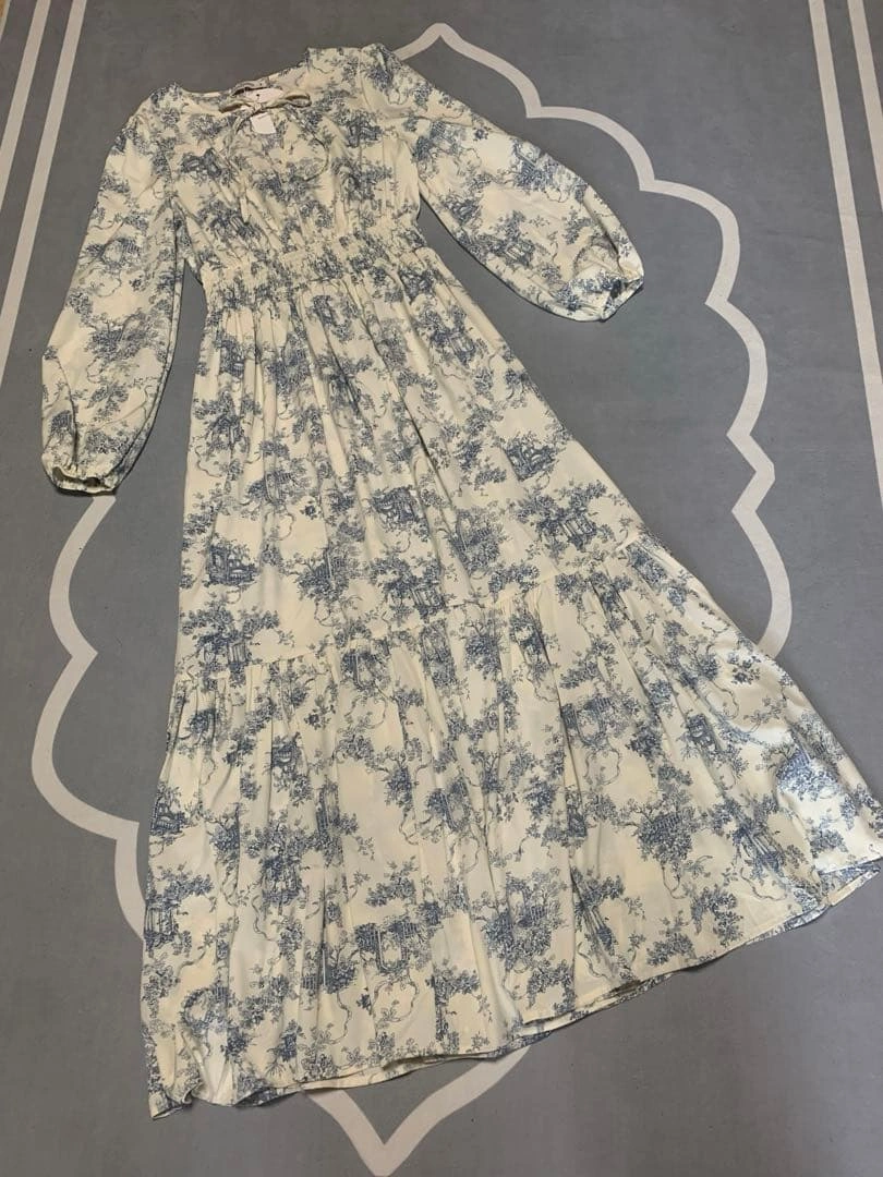 新品 トワルドジョイ 長袖 ロング丈 ワンピース