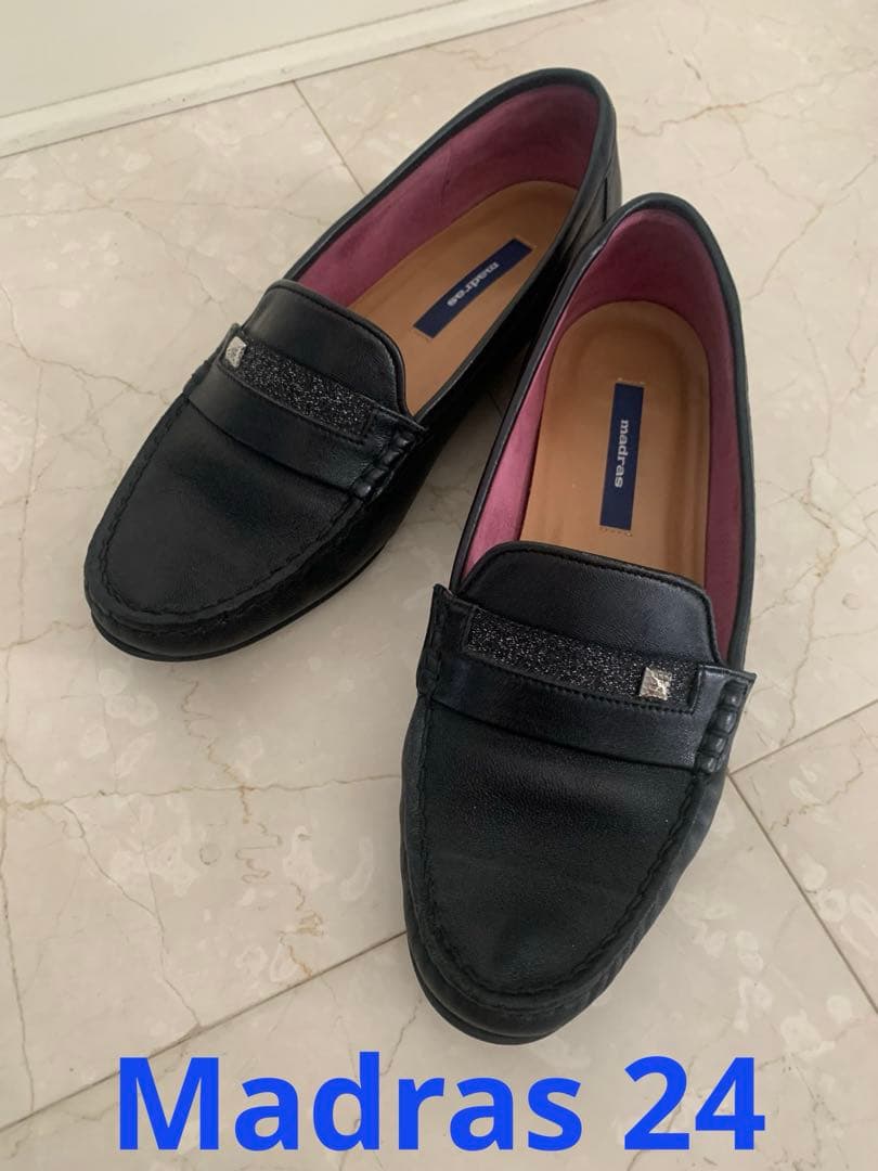 美品 madras（マドラス） ソフトコンシャス ローファー フラットシューズ