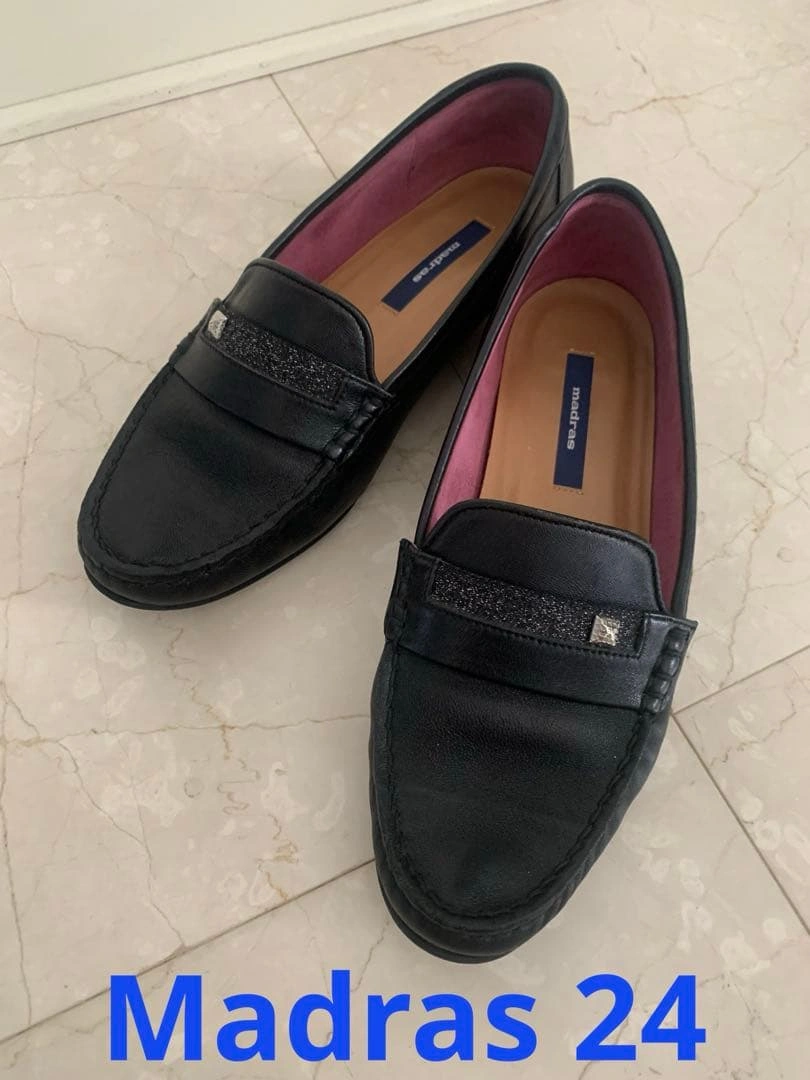 美品 madras(マドラス) ソフトコンシャス ローファー フラットシューズ