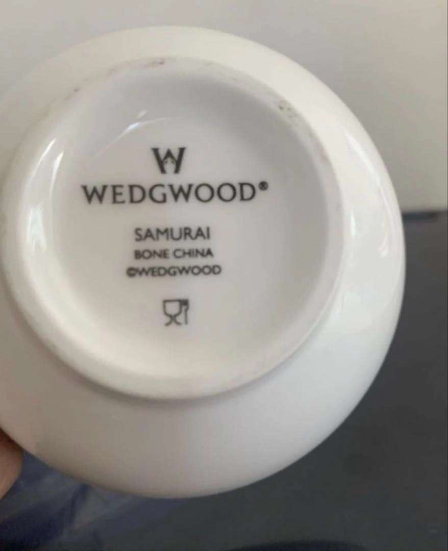 美品 WEDGWOOD サムライ 湯呑 SAMURAI ペアの写真3枚目