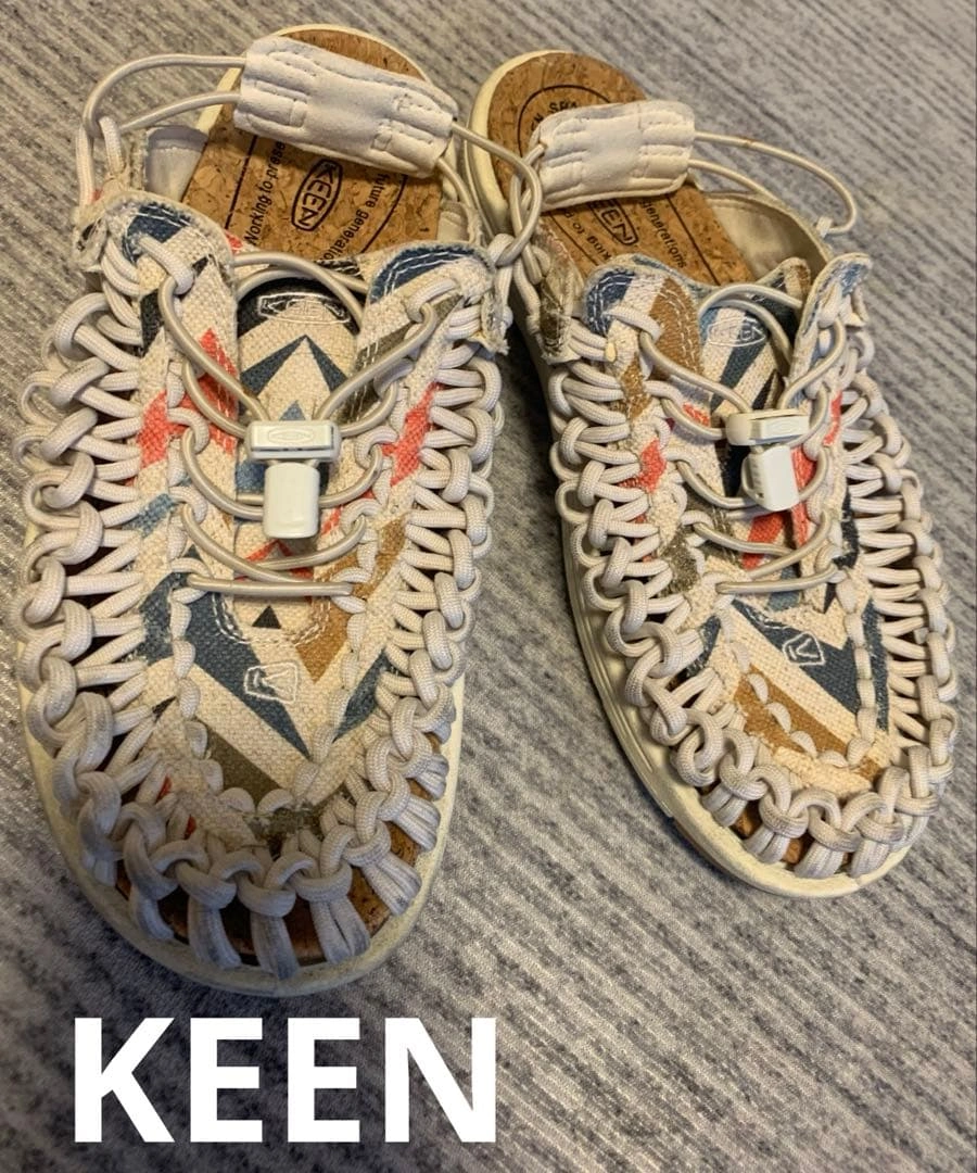 美品 KEEN キーン ズック サンダル 24.5