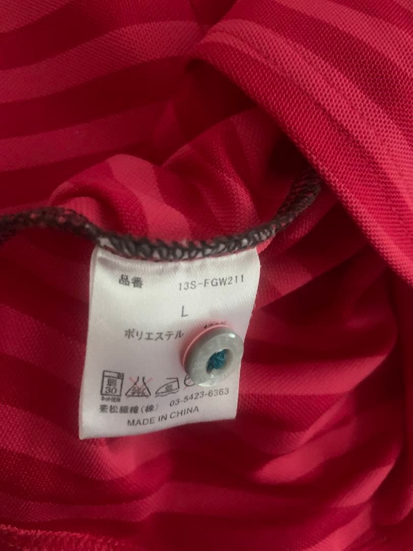 新品同様 フィッシャー レディース ゴルフ ポロシャツ Lの写真9枚目