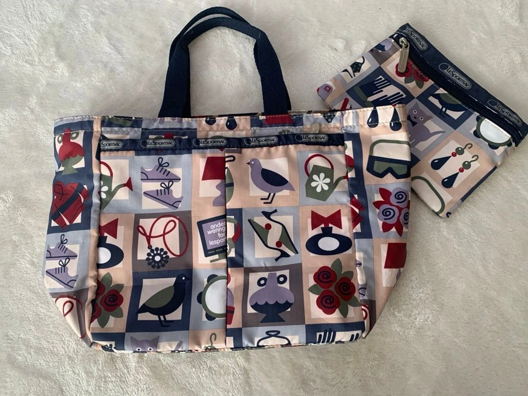 美品 LeSportsac トートバッグ ポーチ付の写真4枚目