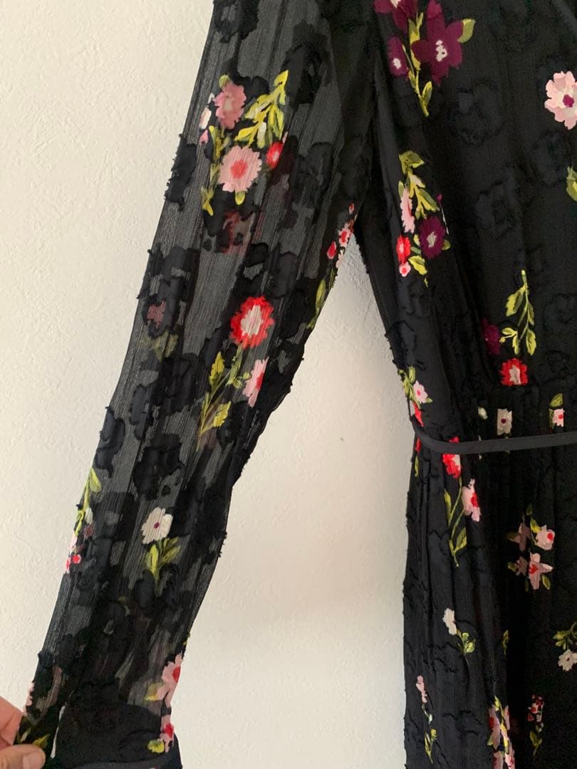 新品同様 kate spade new york 花柄ワンピース サイズ4の写真5枚目
