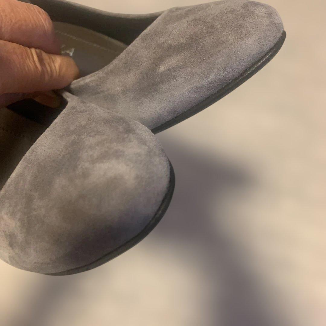 美品　DIANA ダイアナ スエード パンプス グレー　23.5の写真9枚目