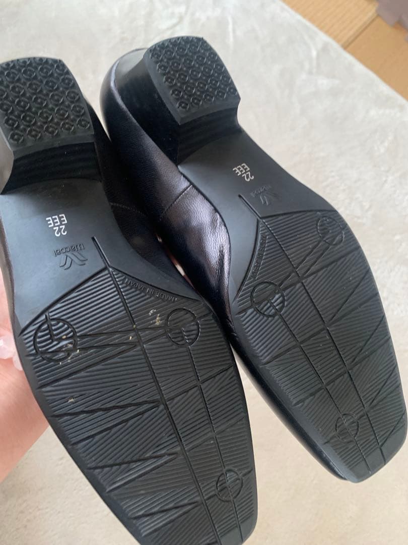 新品　Wacoal SUCCESS WALK パンプス ブラック　22の写真4枚目