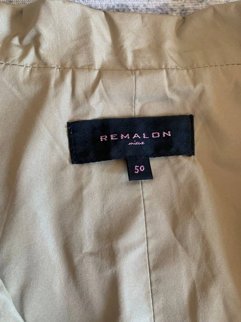 REMALON mieux ベスト ベージュ サイズ50の写真2枚目
