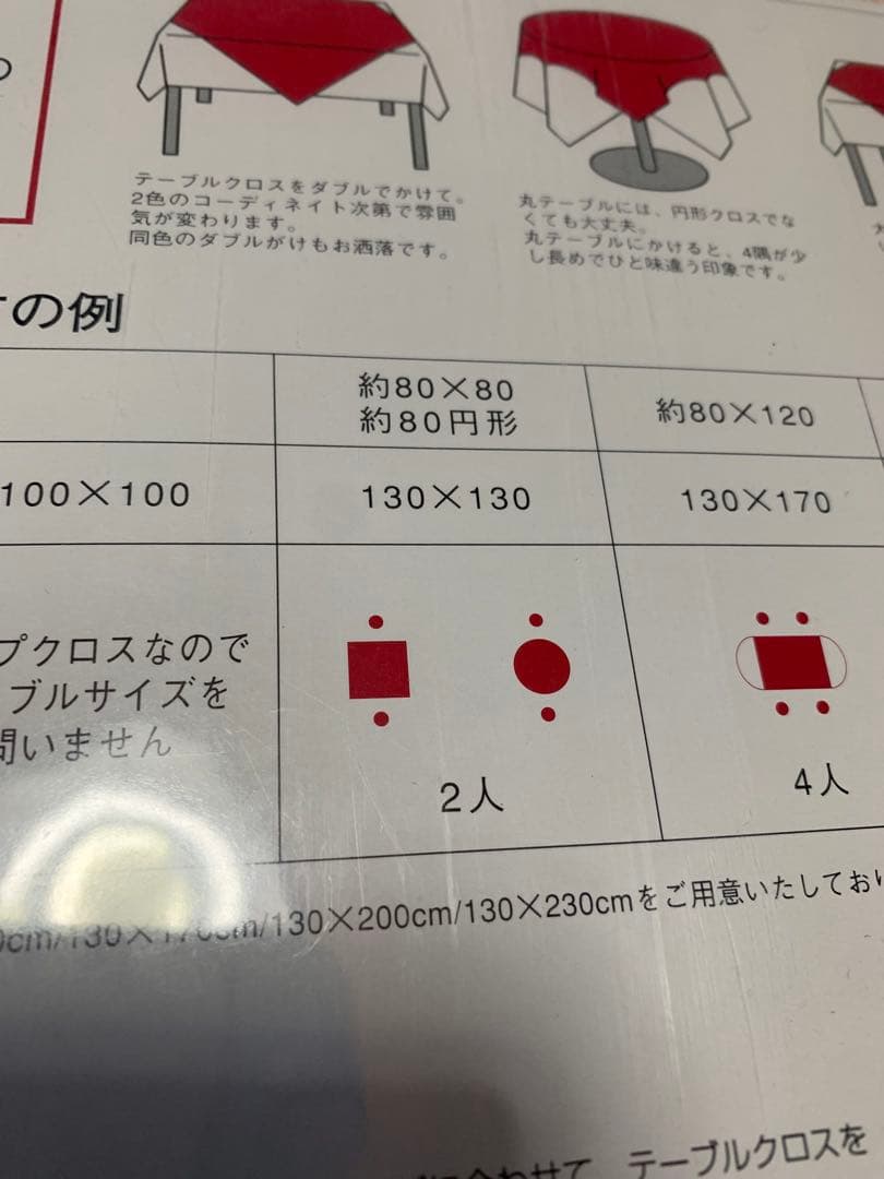 新品　ブルーミング中西　グリーン テーブルクロス 130x130cmの写真5枚目