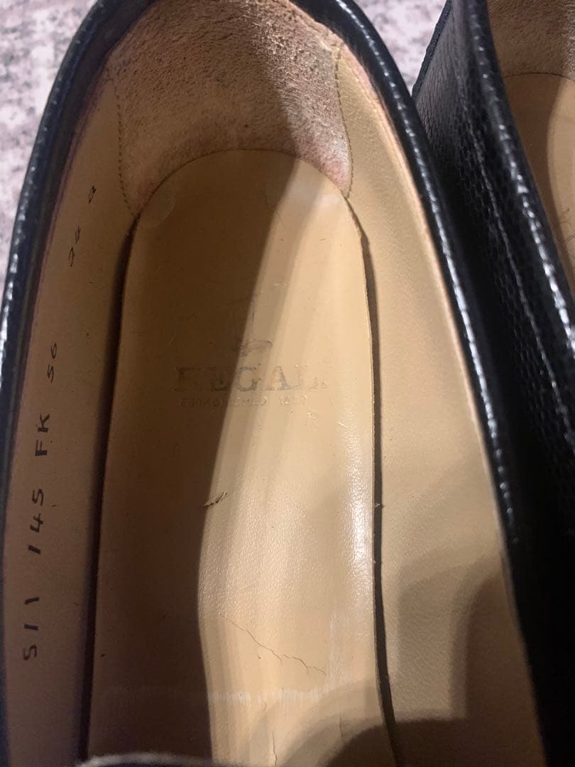 REGAL リーガル タッセルローファー 黒 24cmの写真8枚目