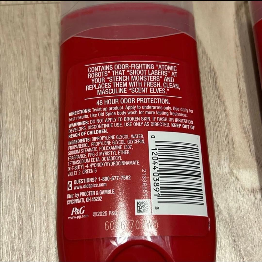 Old Spice Pure Sport デオドラントスティック 2本セットの写真2枚目