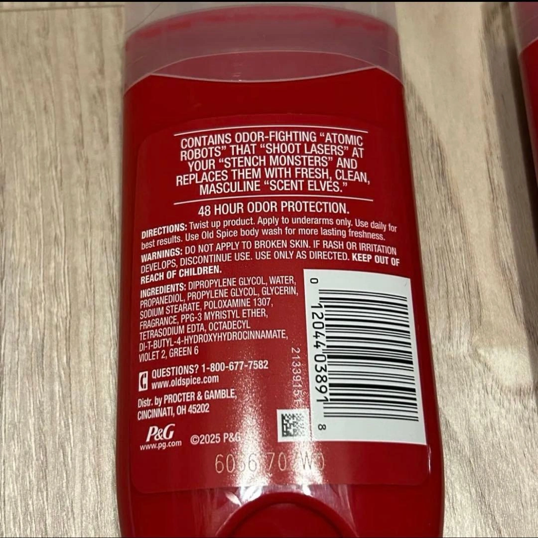Old Spice Pure Sport デオドラントスティック 2本セットの写真2枚目