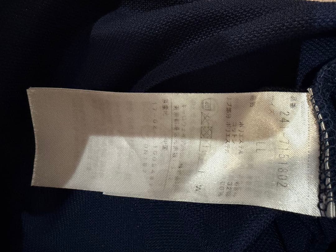 1.2度着用美品Callaway レディース ポロシャツ ネイビー LLの写真4枚目