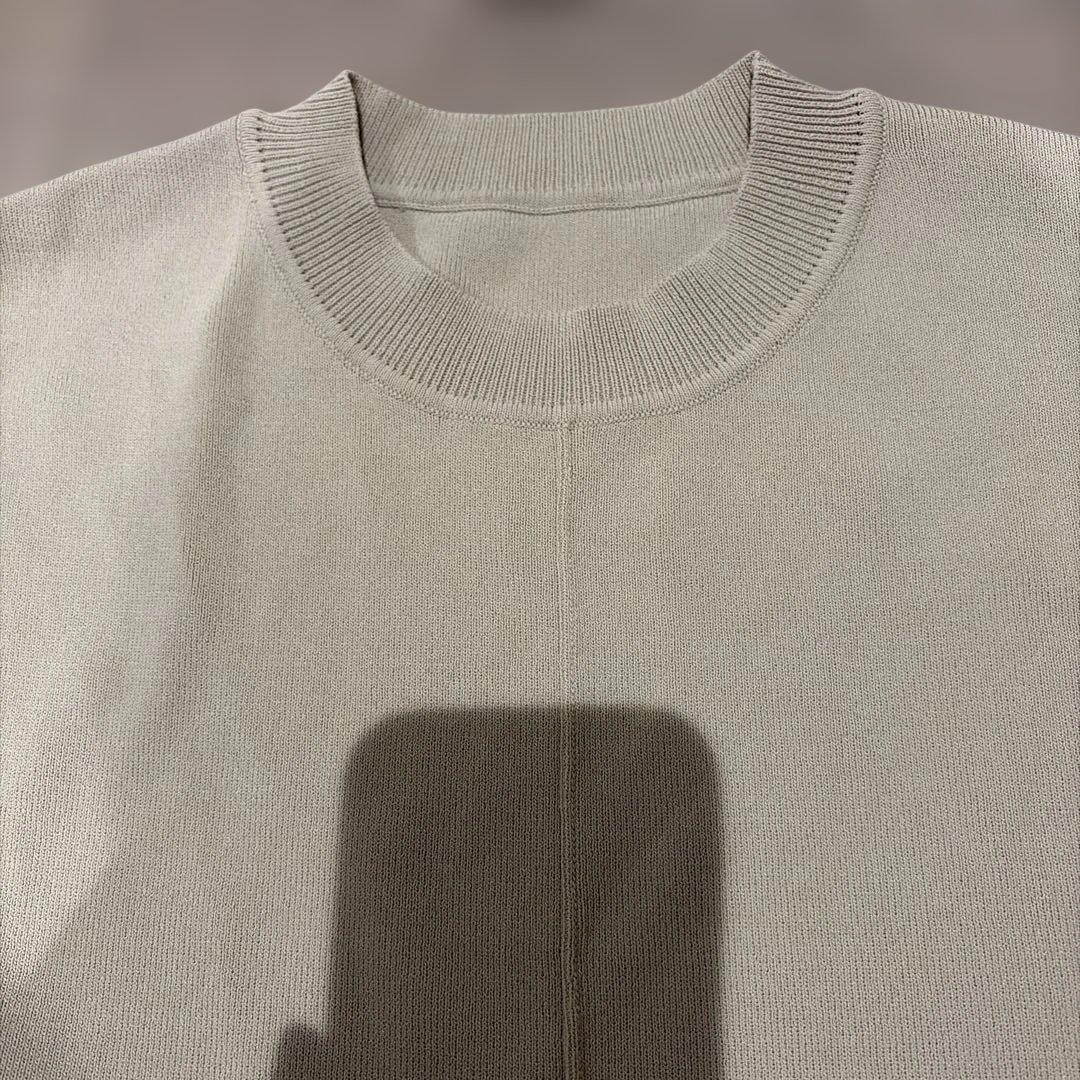 未使用VISノースリーブ ニット ベージュ系 フリーの写真2枚目