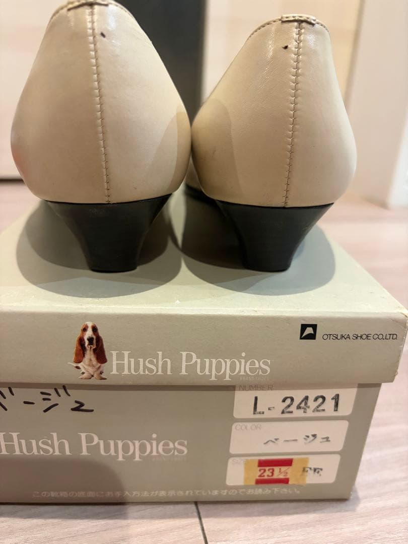 Hush Puppies パンプス ベージュ 23.5cmの写真3枚目