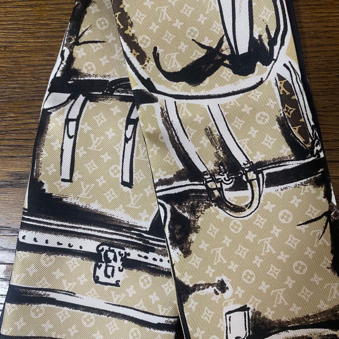 【新品】LOUIS VUITTON ルイヴィトン バンドートランク スカーフの写真5枚目