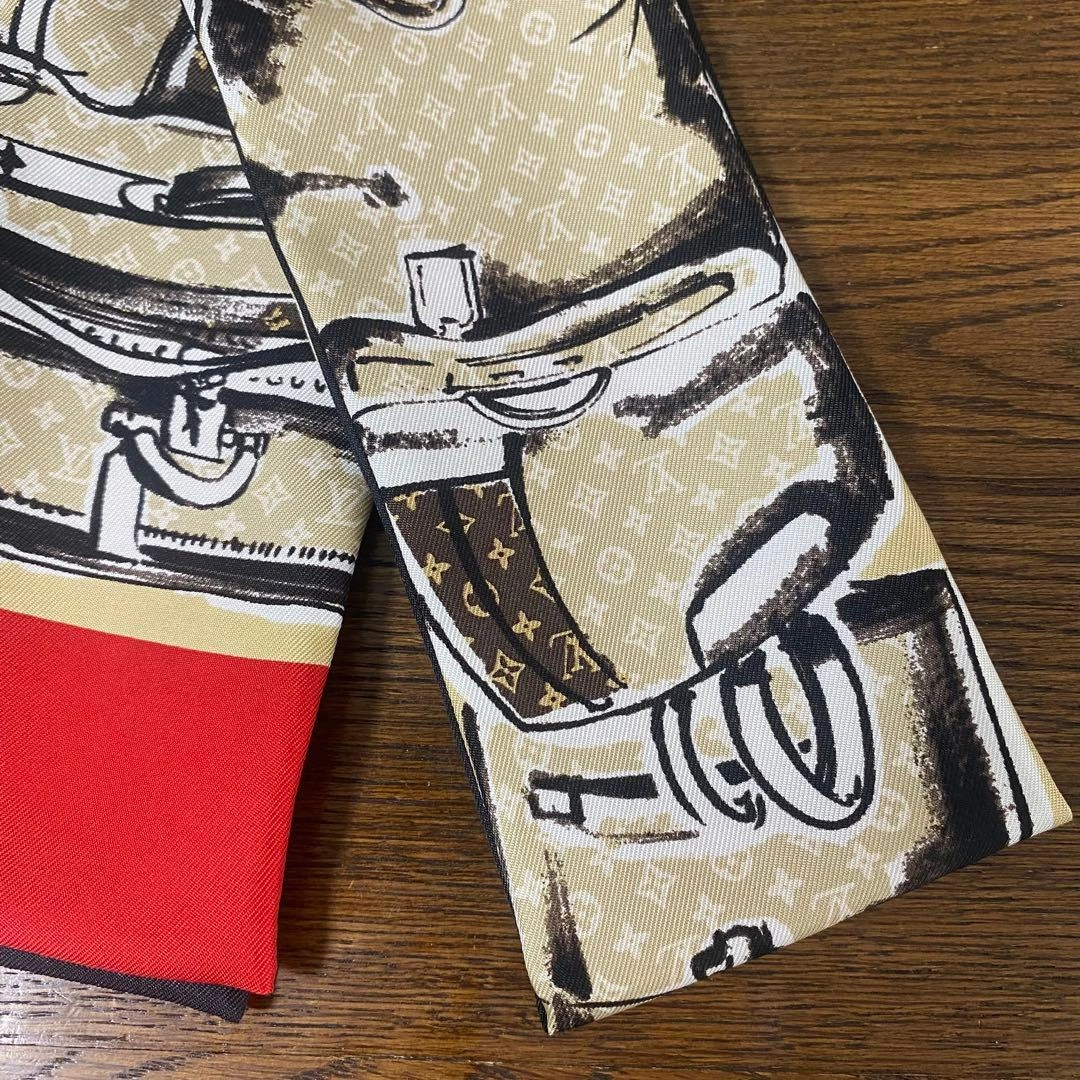 【新品】LOUIS VUITTON ルイヴィトン バンドートランク スカーフの写真6枚目