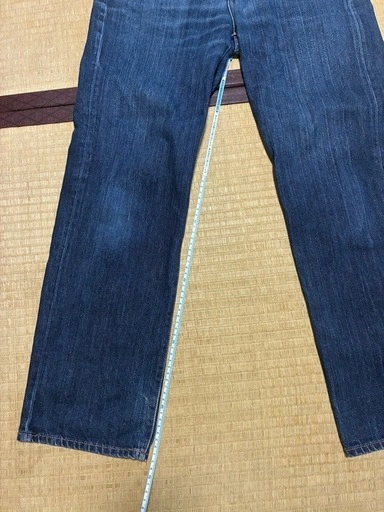 g.u. デニムパンツ インディゴ メンズ 32 ウエスト約88cm 股下約68cmの写真5枚目