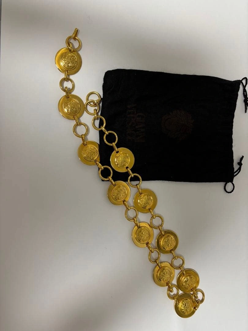 GIANNI VERSACE メデューサ コイン チェーンベルト