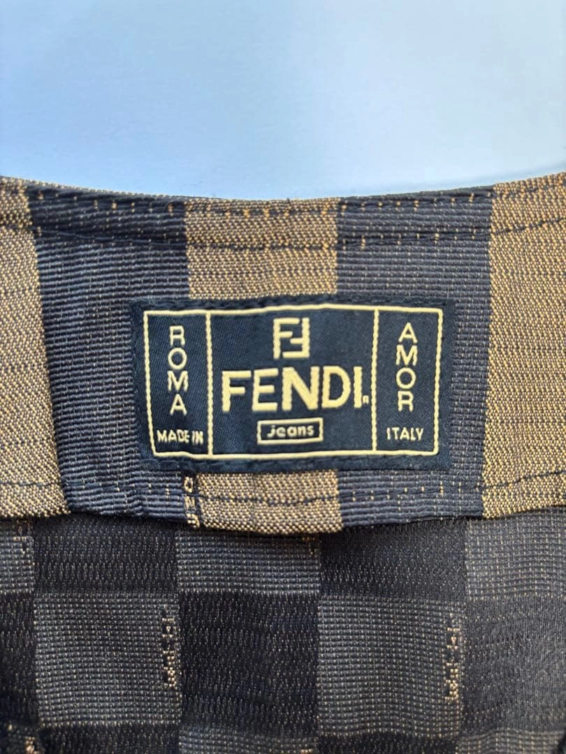 FENDI jeans ベスト ジレ ストライプの写真3枚目