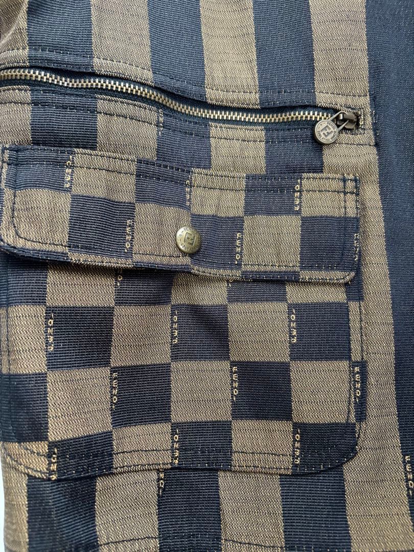 FENDI jeans ベスト ジレ ストライプの写真4枚目