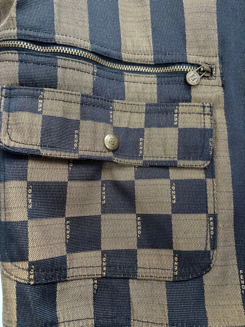 FENDI jeans ベスト ジレ ストライプの写真4枚目