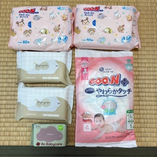 厚手おしりふき6個 おむつ