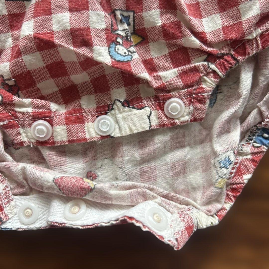 ハローキティ ロンパース 帽子付き セットの写真6枚目