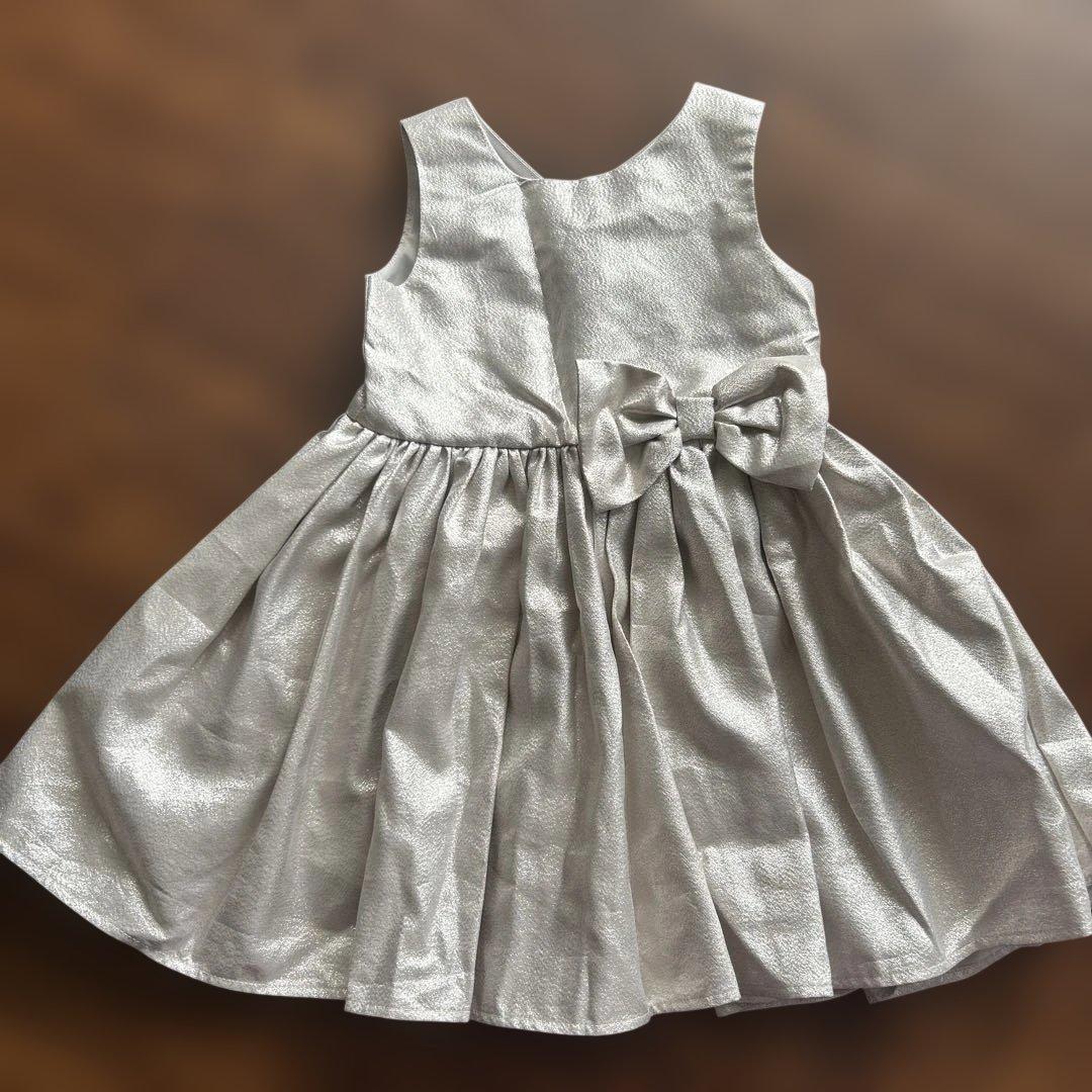 Ｈ＆Ｍ☆リボンドレス★ゴールドドレス♤ワンピース
