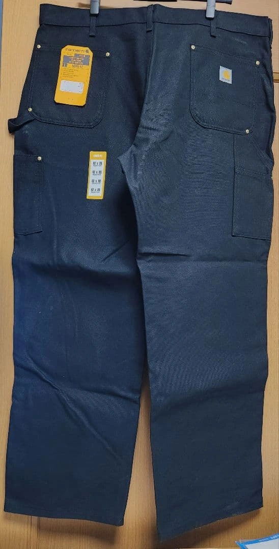 Carhartt B01 ダブルニー Work Pant 42x30 黒の写真2枚目