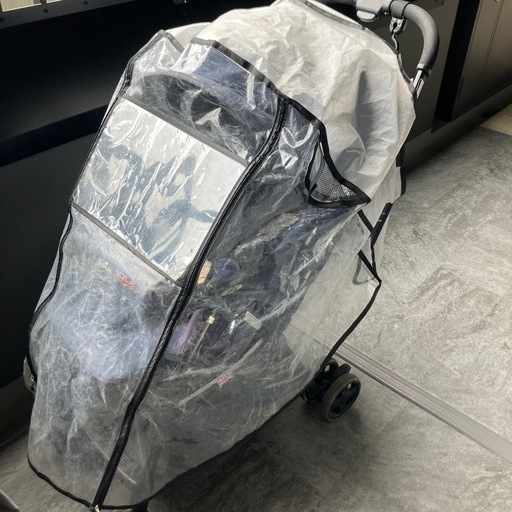 レインカバーおまけ Joie ベビーカーA型 スマバギ 両対面