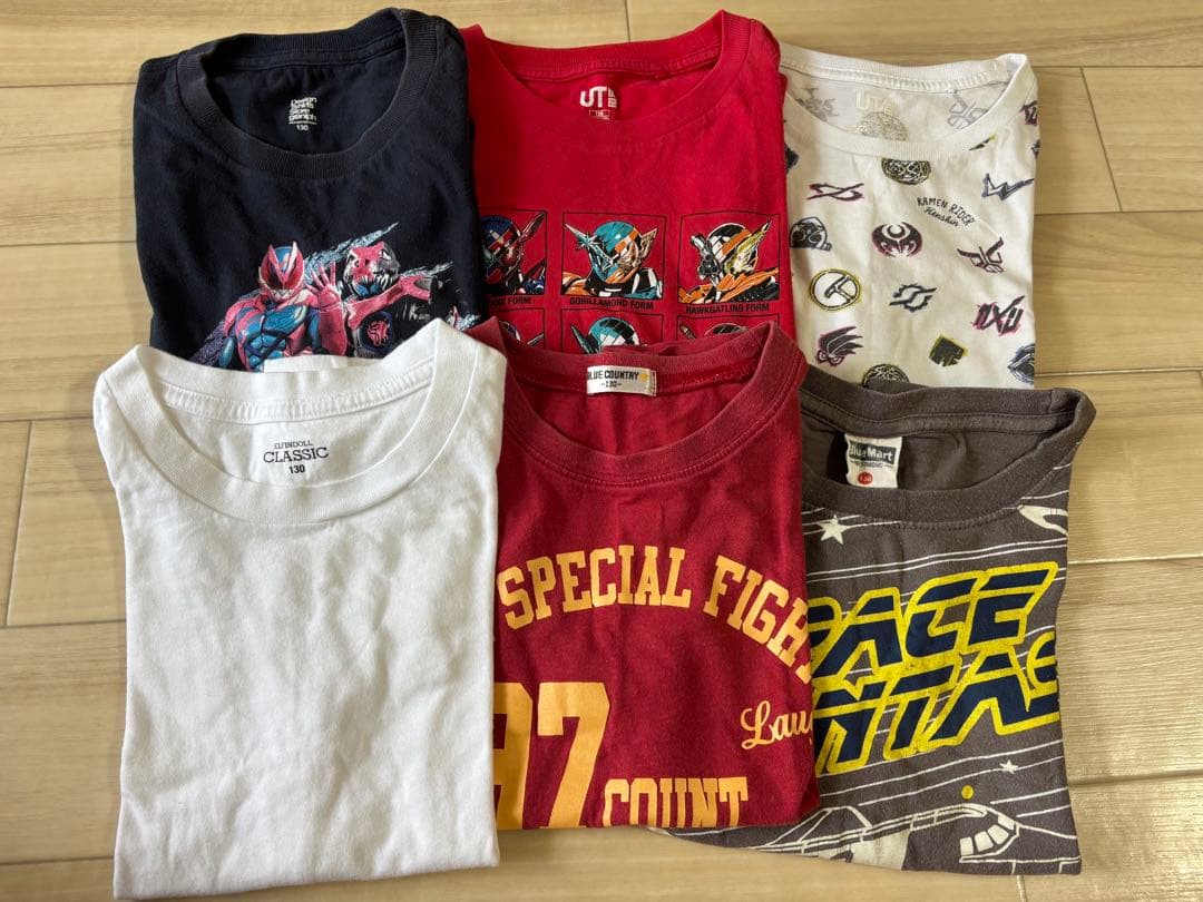 キッズ Tシャツ 6枚セット まとめ売り 130cm