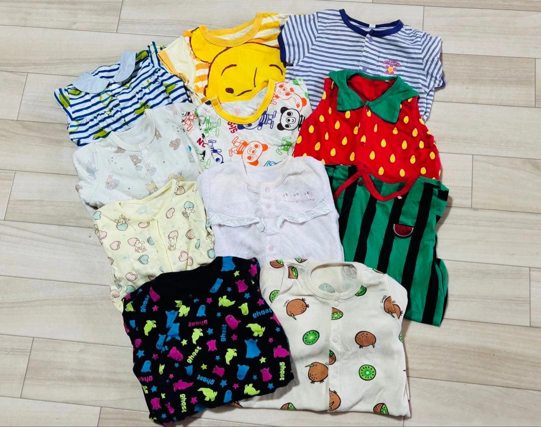 ベビー ロンパース カバーオール まとめ売り 11点セット 女の子