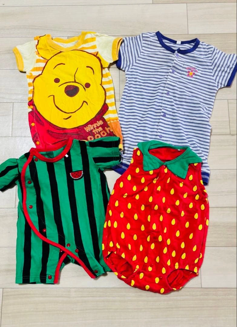 ベビー ロンパース カバーオール まとめ売り 11点セット 女の子の写真2枚目