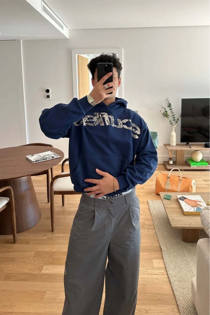 scuffers スカファー animal blue パーカー size mの写真6枚目