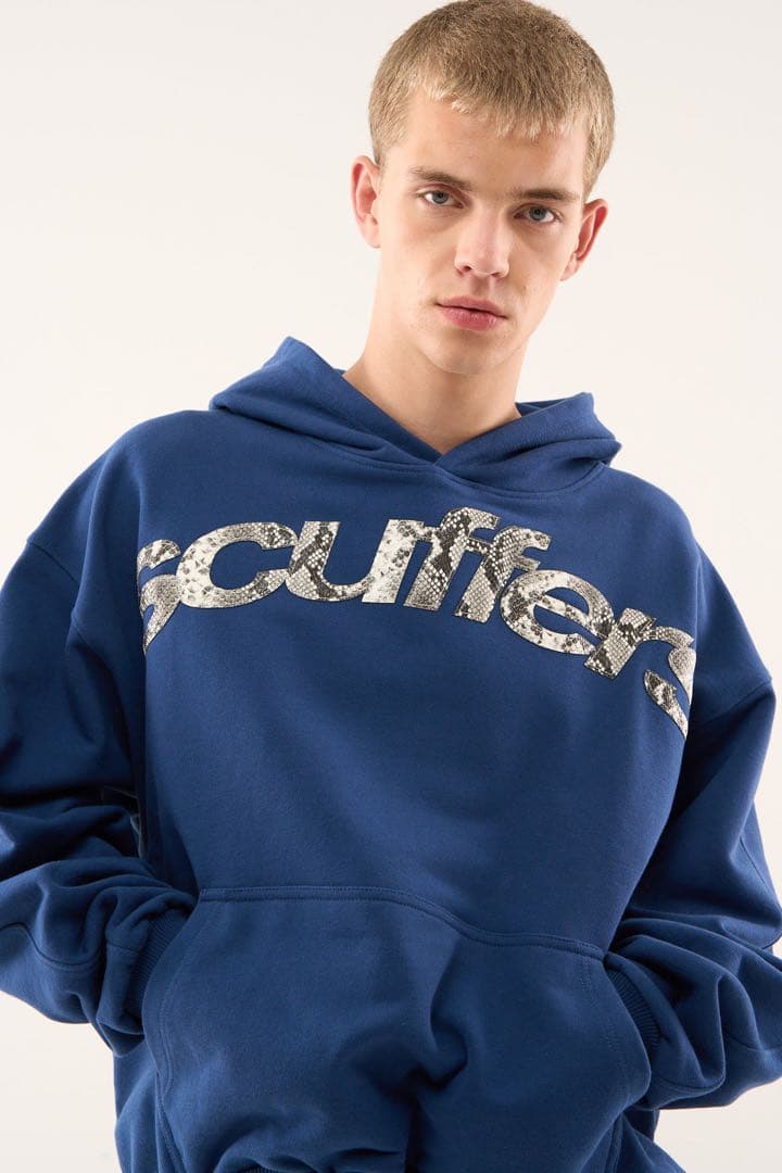 scuffers スカファー animal blue パーカー size mの写真8枚目