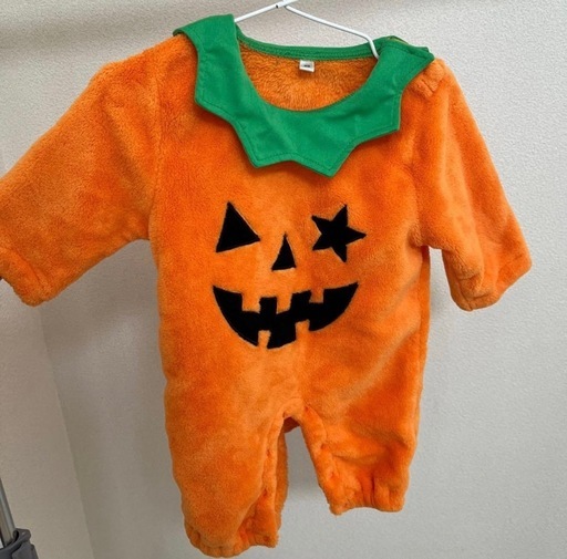 【Halloween】ジャックオーランタン かぼちゃ コスチューム 70cm