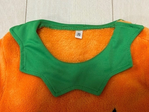 【Halloween】ジャックオーランタン かぼちゃ コスチューム 70cmの写真2枚目