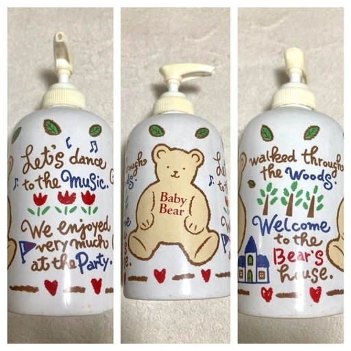 「Baby Bear」 陶器ソープディスペンサー 詰め替えボトル ディスペンサーの写真2枚目