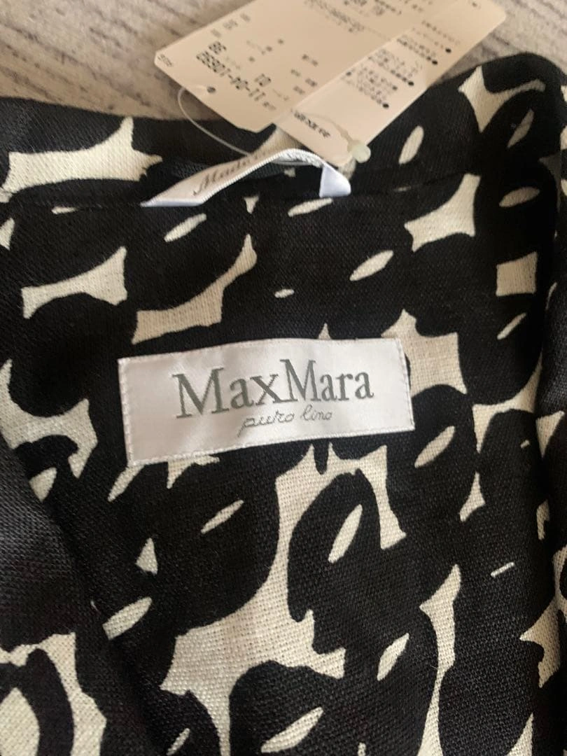 新品タグ付 Max Mara(マックスマーラ)リネン(麻) スーツ 38の写真4枚目