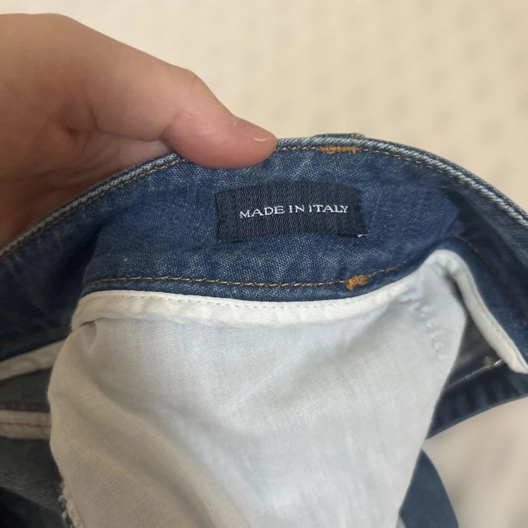 【美品】 ERMANNO SCERVINO 刺繍 デニムパンツの写真5枚目