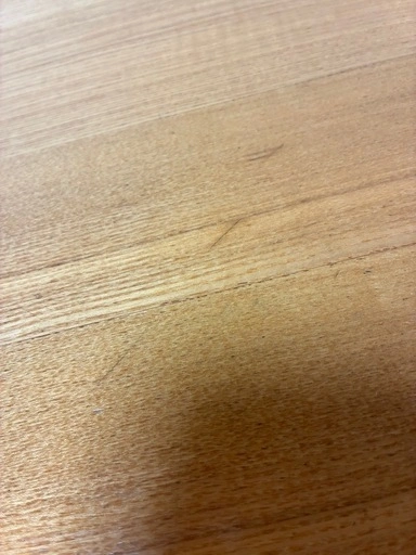 MUJI 無印良品【廃盤品】無垢タモ材 ダイニングテーブルの写真2枚目