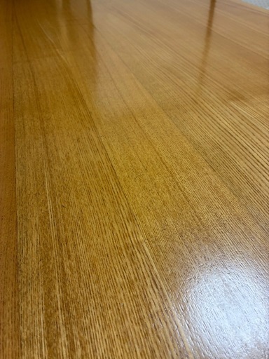MUJI 無印良品【廃盤品】無垢タモ材　ダイニングテーブルの写真4枚目