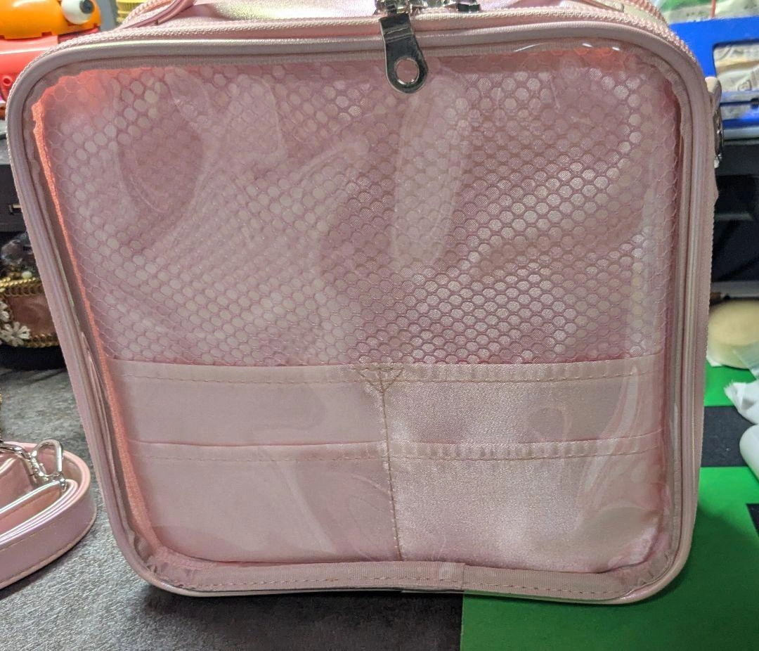 痛バッグ 推し活 スクエア型 ピンクの写真3枚目